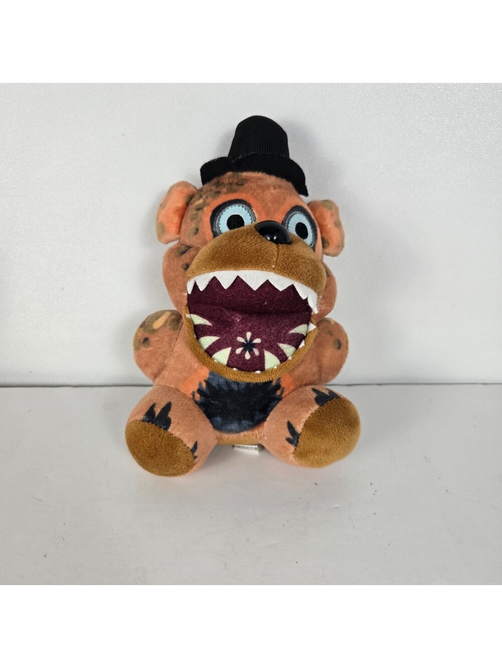 Five Nights at Freddy's Plush Toy Freddy Fazbear Brown Black Hat Soft Stuffed